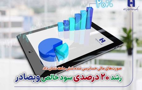 رشد 20 درصدی سود خالص وبصادر