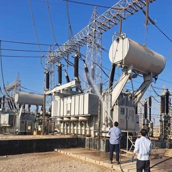 مقره‌شویی پست‌های برق شرق اهواز