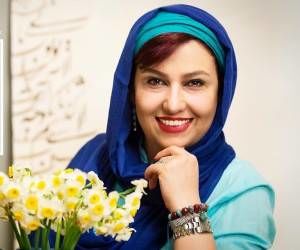 تظاهر خانم بازیگر به شادى+ عکس