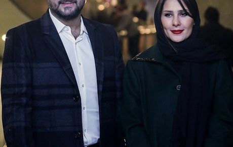 بازیگر چشم روشن سینما در کنار عسل خانمش + عکس