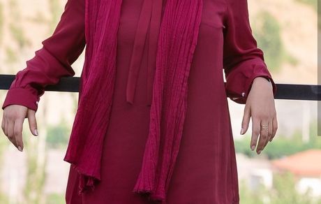 حال خوش بهاره افشاری در تراسِ ویلا + عکس