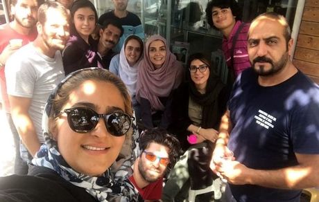 همسر امین زندگانی کف خیابان + عکس