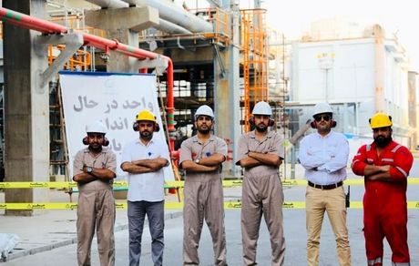 بخار فشار بالا وارد مجتمع پتروشیمی صدف خلیجفارس شد