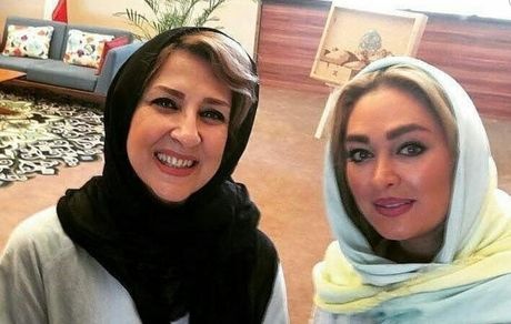 خانم بازیگر جوان در کنار خانم پیشکسوت + عکس