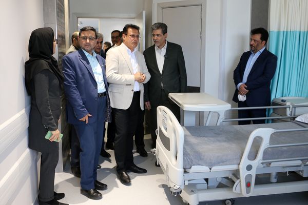 بازدید مدیرعامل بیمه دانا از بیمارستانهای امام خمینی(ره) و یاس محب تهران در راستای اجرای تفاهمنامه حمایت درمانی از بازنشستگان کشوری