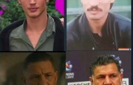 عکسی از شباهت علی دایی و تام هاردی