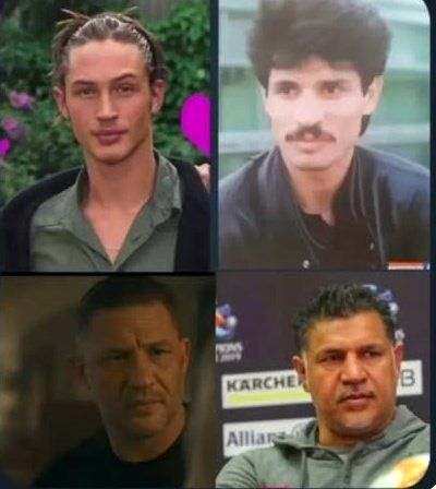 عکسی از شباهت علی دایی و تام هاردی