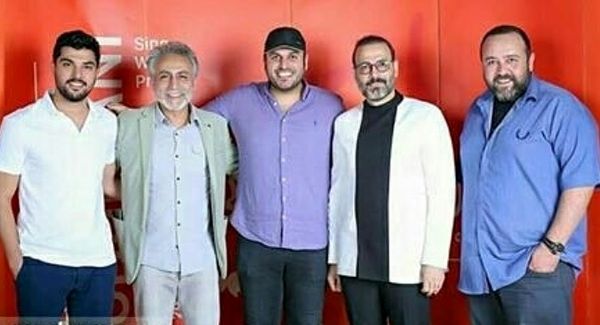  بیژن امکانیان با سینا مهراد در کنسرت علیرضا قربانی 