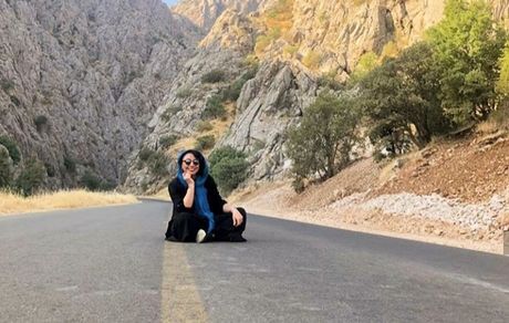 لوکیشن خاص خانم بازیگر برای عکاسی + عکس