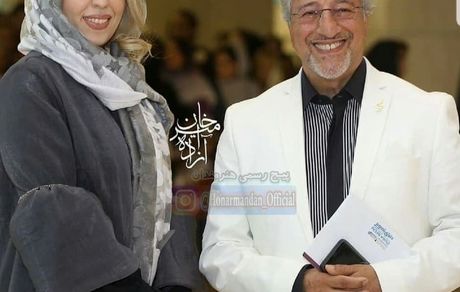 همسر جوان باباپنجعلی در جشن حافظ + عکس