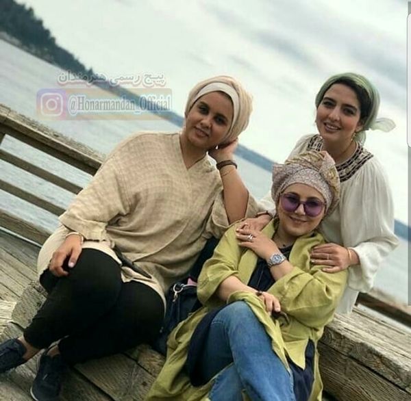 بهنوش بختیاری و سارا محمدی کنار دریا در کانادا + عکس