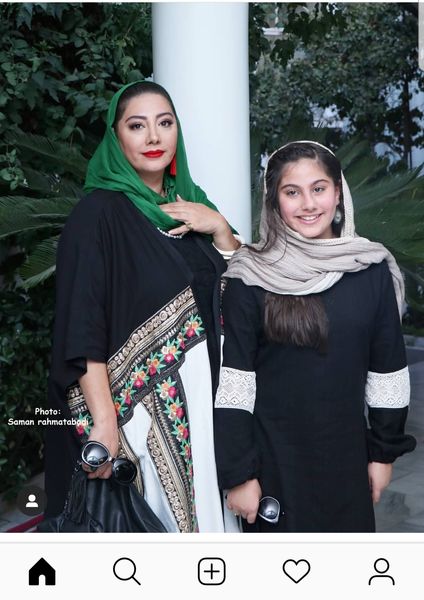 زهرا داودنژاد و دختر زیبایش + عکس
