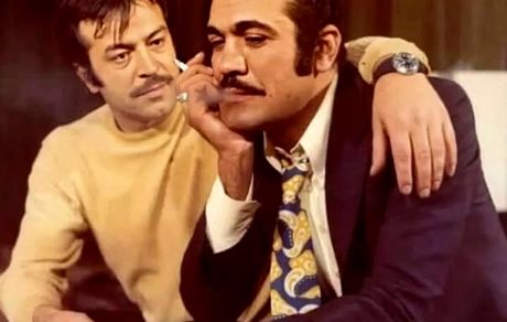 ایرج قادری و فریدون فرخزاد در یک قاب دیدنی