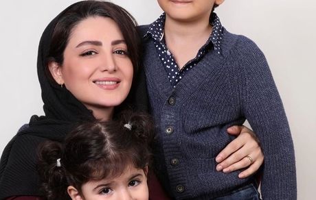 شیلا خداداد و فرزندانش + عکس