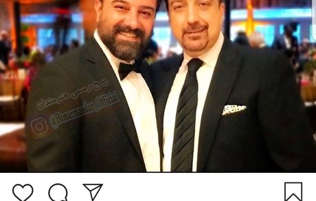 تیپ دامادی برزو ارجمند + عکس