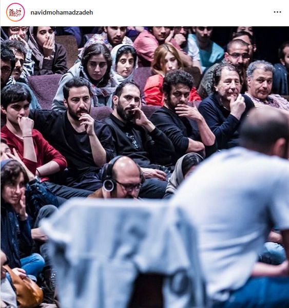 نوید محمدزاده در تئاتر دانشگاهی 