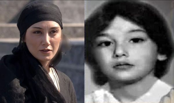 عکس زیرخاکی از هدیه تهرانی در دوران کودکی