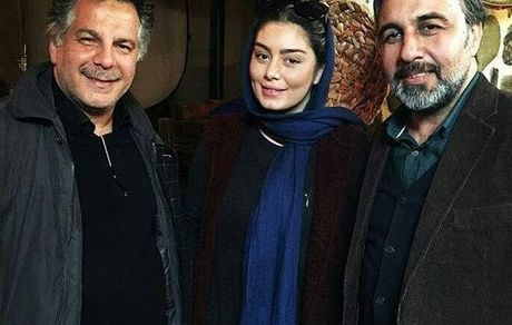 سحر قریشی در کنار رضا عطاران + عکس