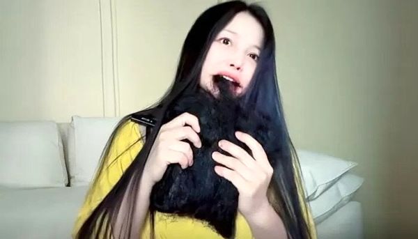 یک غذای مویی در چین!