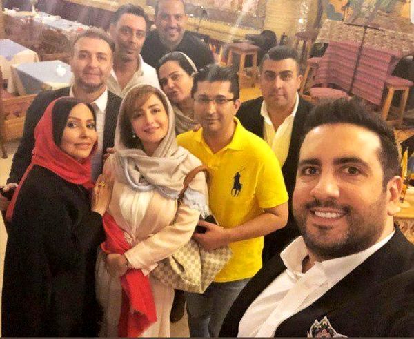  سلفی امید حاجیلی با شیلا خداداد و پرستو صالحی + عکس