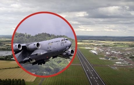 اعزام هواپیمای سوخترسان بوئینگ نیروی هوایی آمریکا از آلمان به کویت و قطر