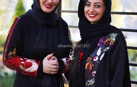 الهام حمیدی و خانم زیبای معروف + عکس