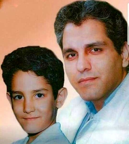 فرهاد مدیری در آغوش پدر+ عکس