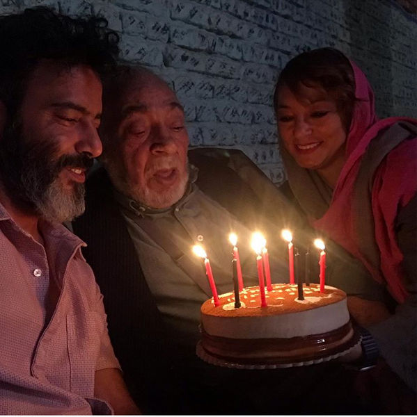 جشن تولد پدر سحر ولد بیگی + عکس