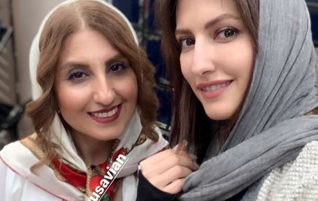 آرایشگر هنرمند خانم بازیگر + عکس