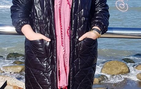 سپیده خداوردی در کنار دریا + عکس