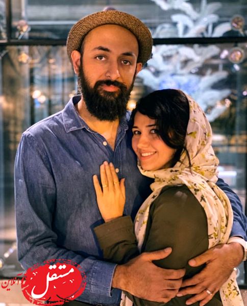 خواهر زیبای آقای بازیگر در کنار شوهرش + عکس