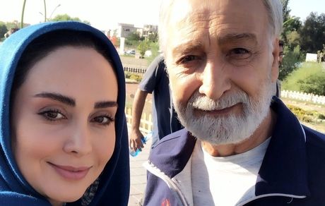 سلفی مریم خدارحمی با بازیگر پاک‌طینت + عکس