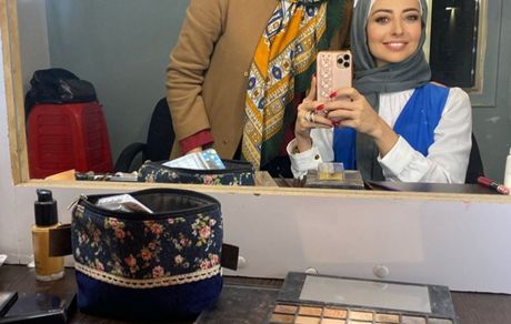 نفیسه روشن و گریمورش + عکس