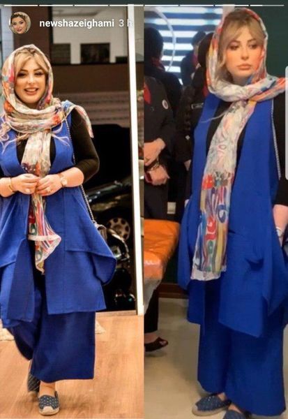 تیپ استقلالی  نیوشا ضیغمی + عکس 