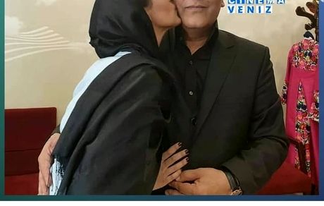 بوس سفت دختر ِ مهران مدیری از پدرش + عکس