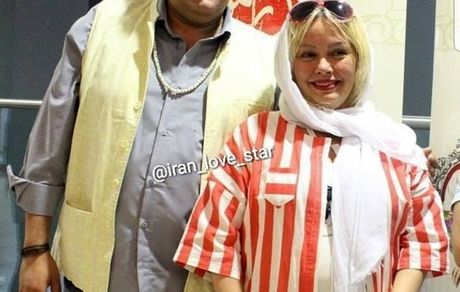 هومن برق نورد و همسرش + عکس