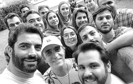 سلفی بازیگران دل + عکس