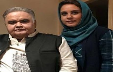 اکبر عبدی در کنار دخترش+ عکس