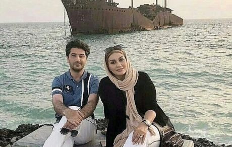 کیش گردی های بازیگر معروف با همسرش + عکس