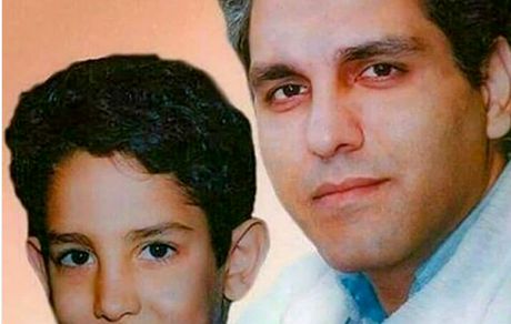عکسی زیر خاکی از مهران مدیری و پسرش + عکس