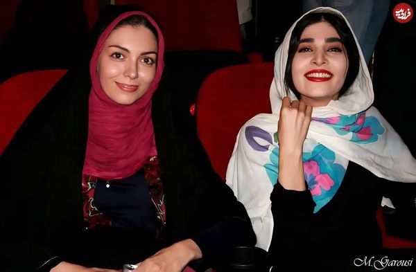 آزاده نامداری در کنار شقایق دهقان