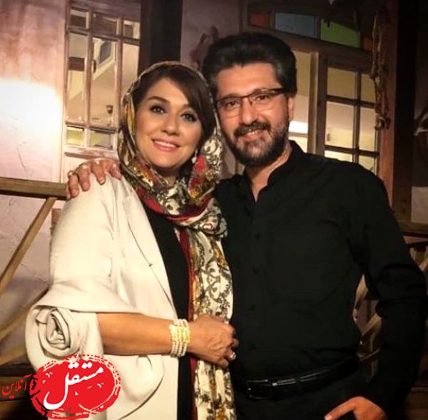 امیر حسین مدرس و همسرش + عکس