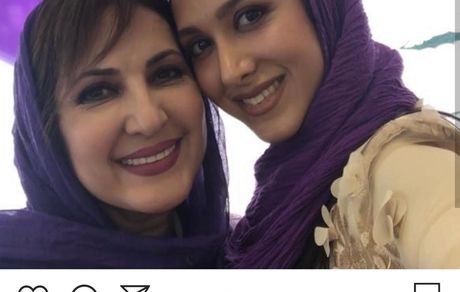 عکس مادر دختری فاطمه گودرزی 
