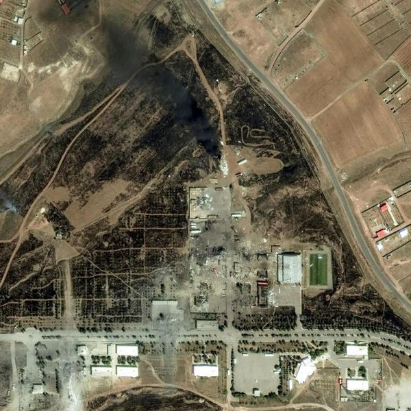 عکسی از تخریب کامل ساختمان موسسه وایزمن اسرائیل پس از حمله ایران